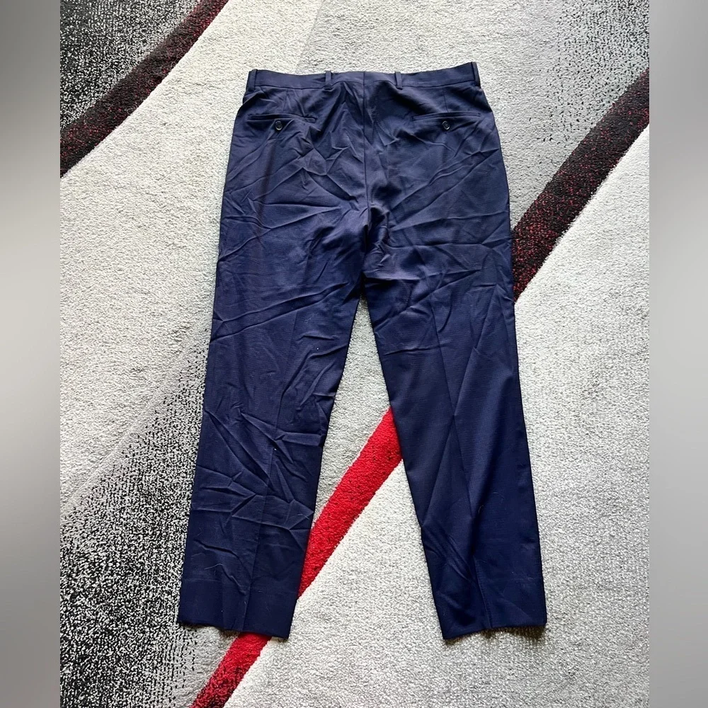 Peter Millar Minimalist Office Wool Dress Pants